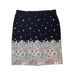 J.Jill essential cotton stretch pencil skirt size 6P